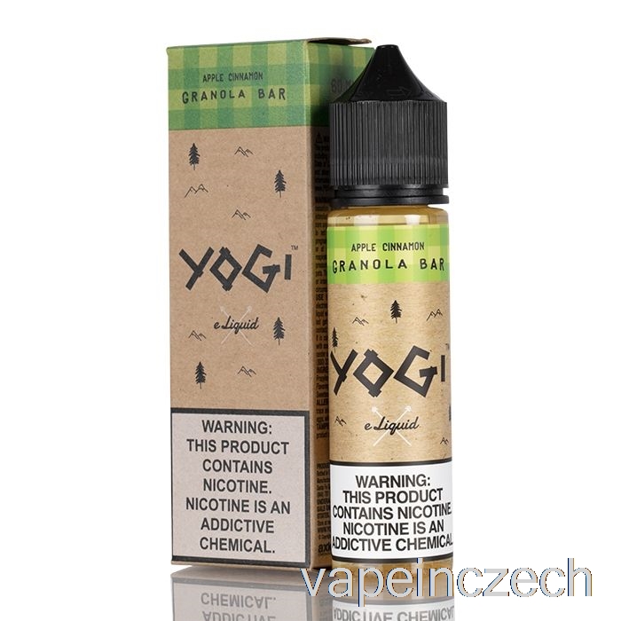 Jablko Skořice Granola Tyčinka - E-liquid Yogi - 60 Ml 0mg Vape Bez Nikotinu